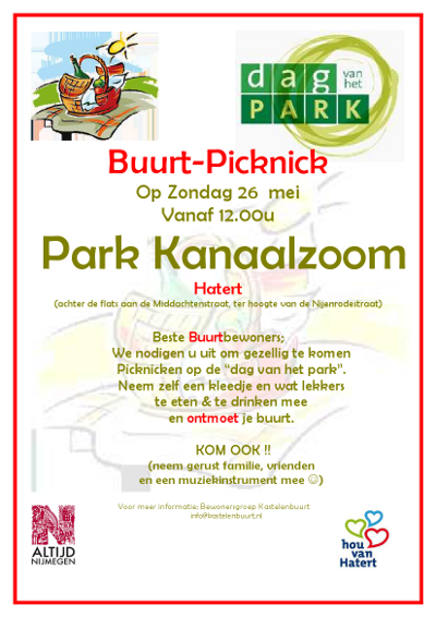 2013 flyer dag van het park Hatert 400x566